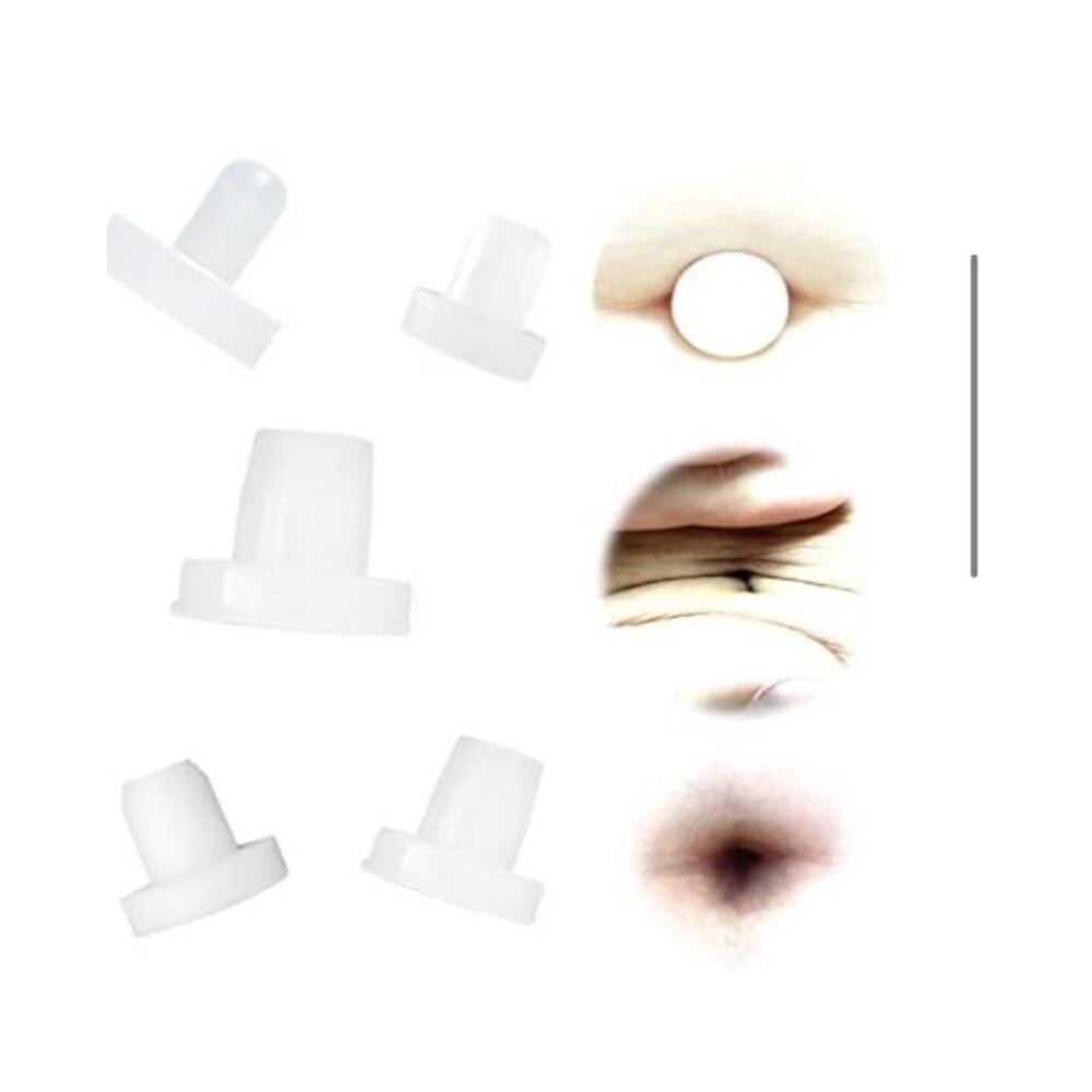 5PCS (-Shaped) Belly Button Plug Post Tummy Tuck Soft Silicone Belly Button T...
